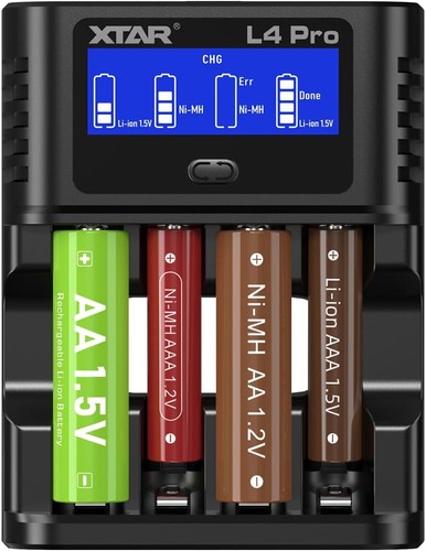 Xtar pro ladegerät für aa - l4,