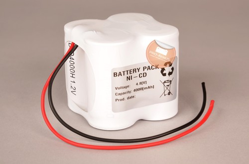 Akkupack 4 0ah ni cd - akkupack, 4,8v